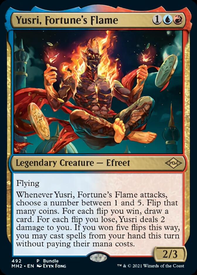 Yusri, Fortune's Flame (Bundle) [Modern Horizons 2] | Good Games Cannington
