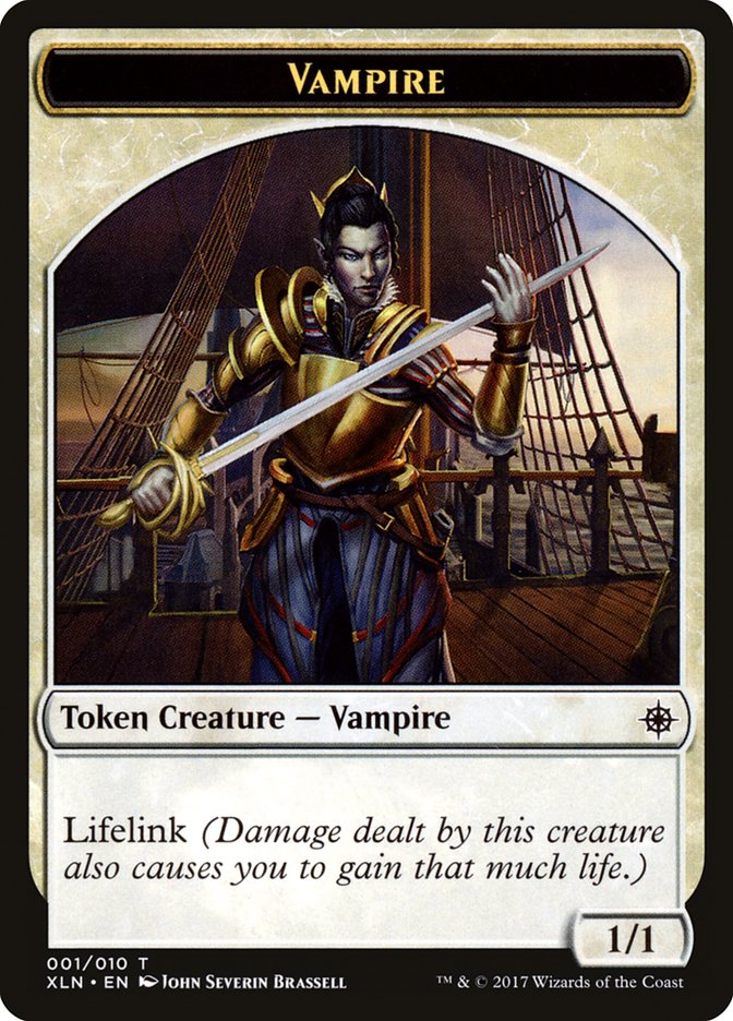 Vampire Token [Ixalan Tokens] | Good Games Cannington