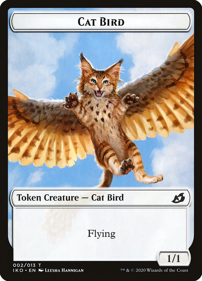 Cat Bird Token [Ikoria: Lair of Behemoths Tokens] | Good Games Cannington