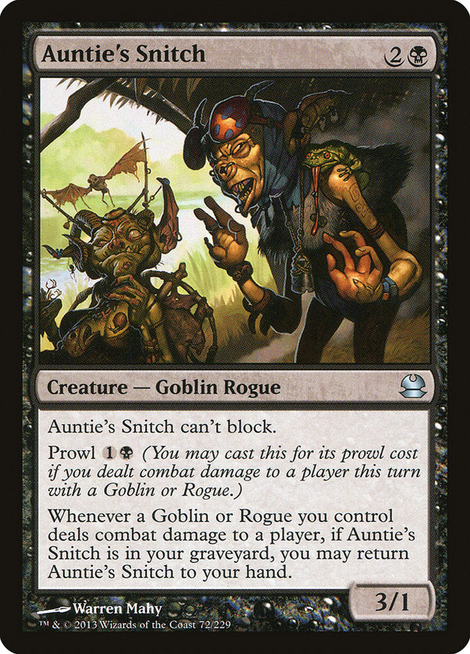 Auntie's Snitch 72/229 (Modern Masters)  | Good Games Cannington