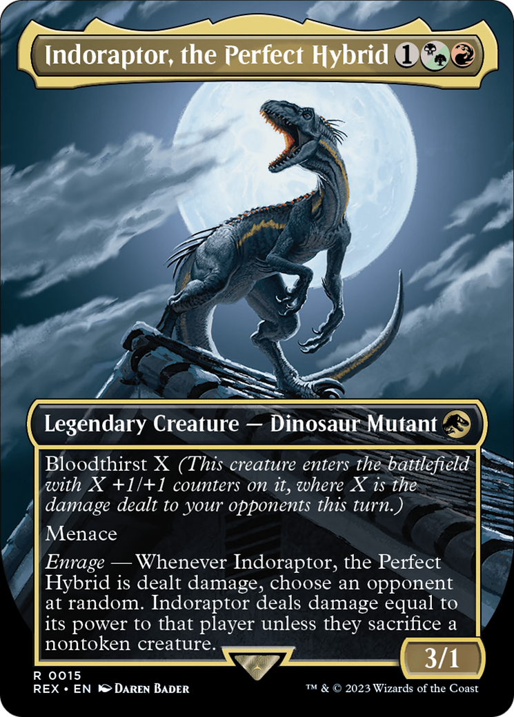 Indoraptor, the Perfect Hybrid (Borderless) [Jurassic World Collection] | Good Games Cannington