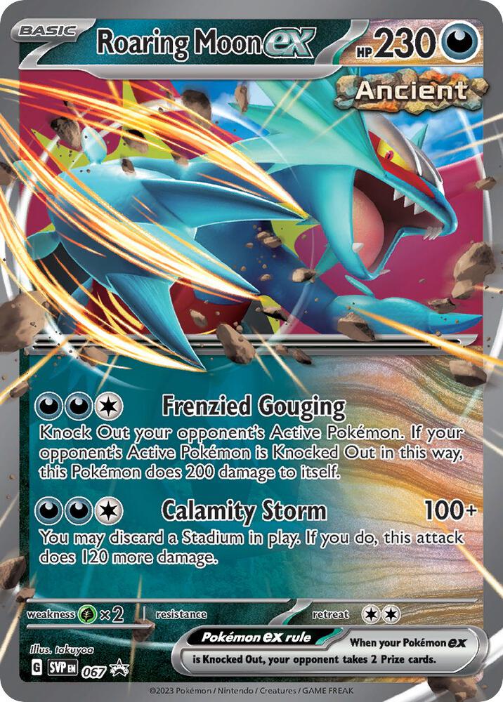 Roaring Moon ex 067 (SV: Scarlet & Violet Promo Cards)  - Holofoil | Good Games Cannington