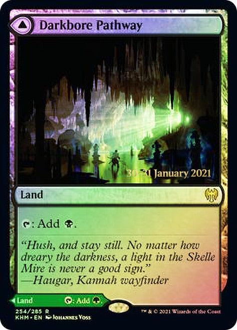 Darkbore Pathway // Slitherbore Pathway [Kaldheim Prerelease Promos] | Good Games Cannington