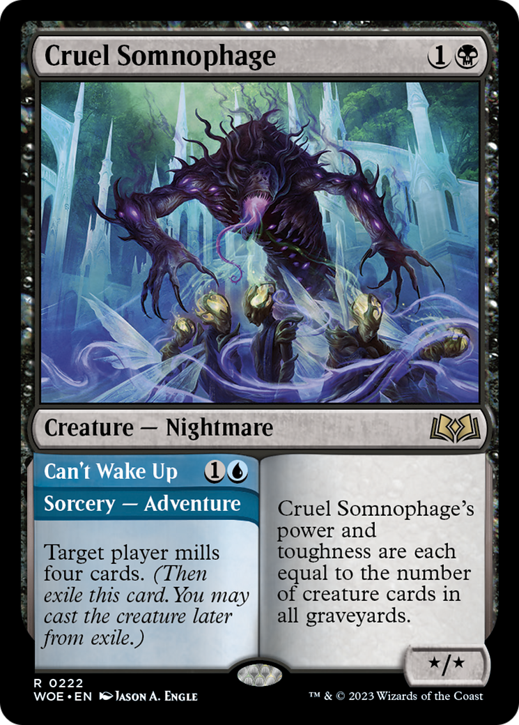 Cruel Somnophage // Can't Wake Up [Wilds of Eldraine] | Good Games Cannington