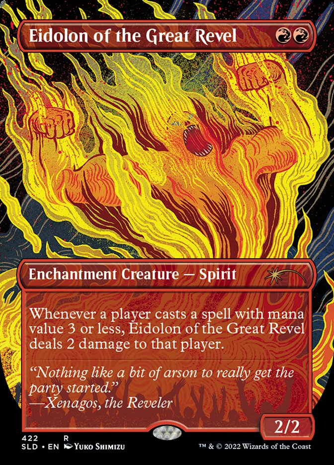 Eidolon of the Great Revel (Borderless) [Secret Lair Drop Series] | Good Games Cannington