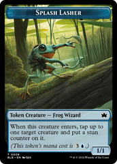 Rat // Splash Lasher Double-Sided Token [Bloomburrow Tokens] | Good Games Cannington