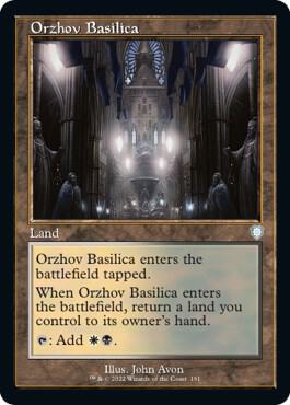 Orzhov Basilica Retro Frame 191 (Commander: The Brothers' War)  | Good Games Cannington