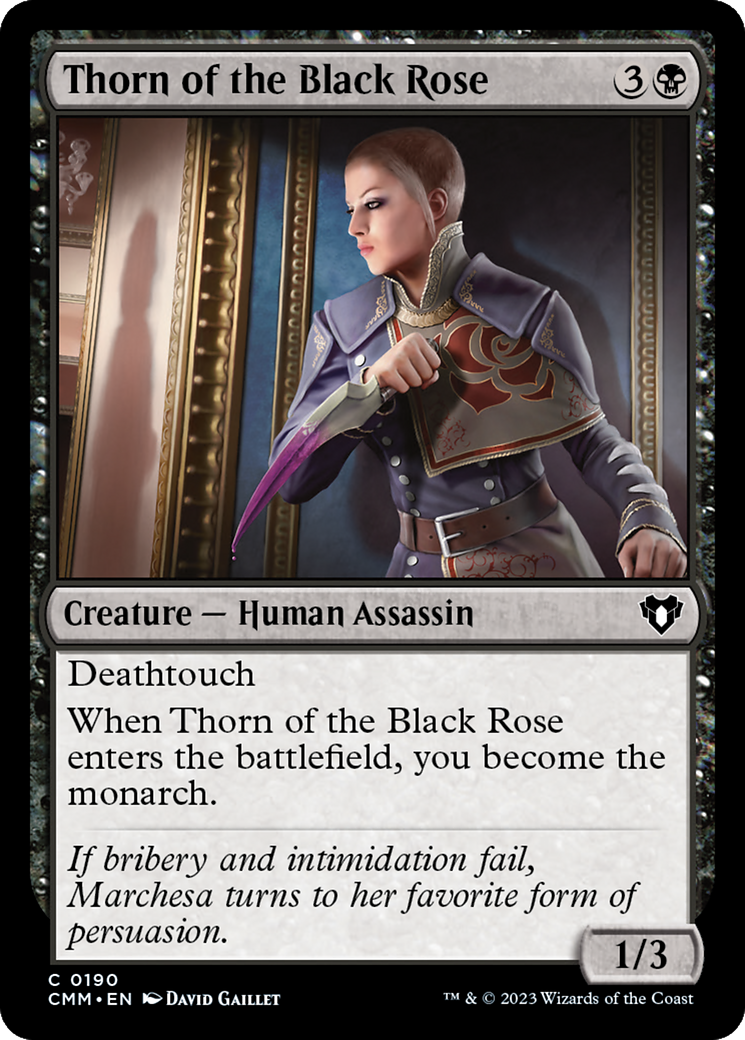 Thorn of the Black Rose [Commander Masters] | Good Games Cannington