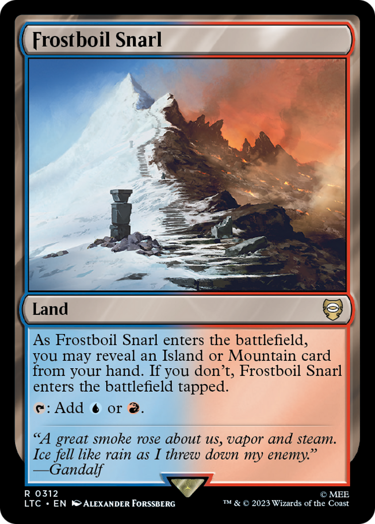 Frostboil Snarl [The Lord of the Rings: Tales of Middle-Earth Commander] | Good Games Cannington