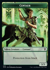 Horror // Centaur Double-Sided Token [Commander Legends: Battle for Baldur's Gate Tokens] | Good Games Cannington