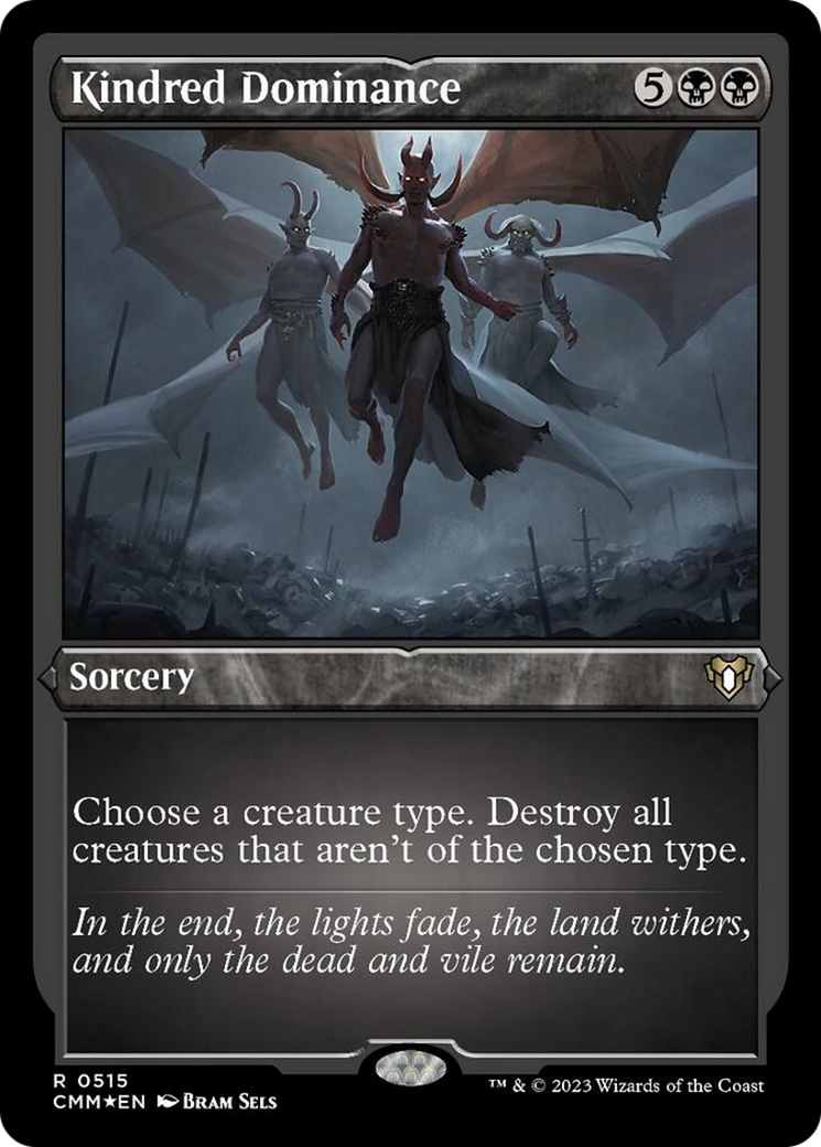 Kindred Dominance (Foil Etched) [Commander Masters] | Good Games Cannington