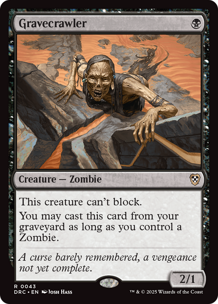 Gravecrawler [Aetherdrift Commander] | Good Games Cannington
