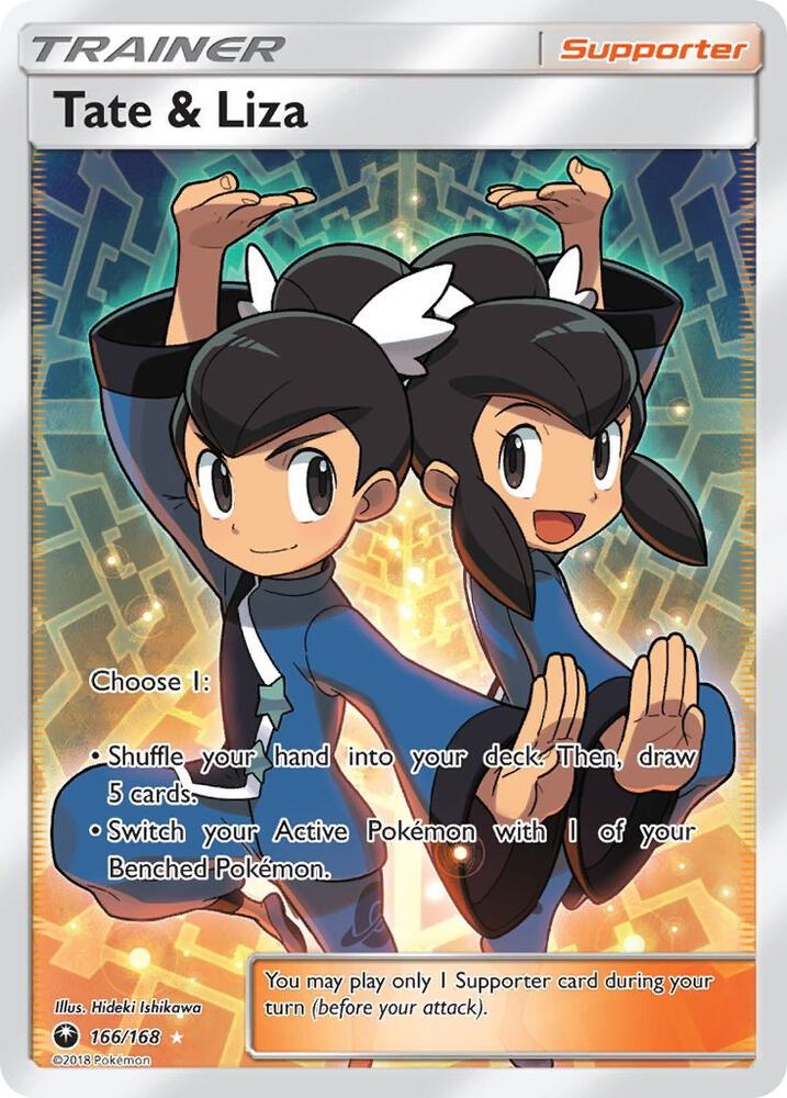 Tate and Liza 166/168 (SM - Celestial Storm)  - Holofoil | Good Games Cannington
