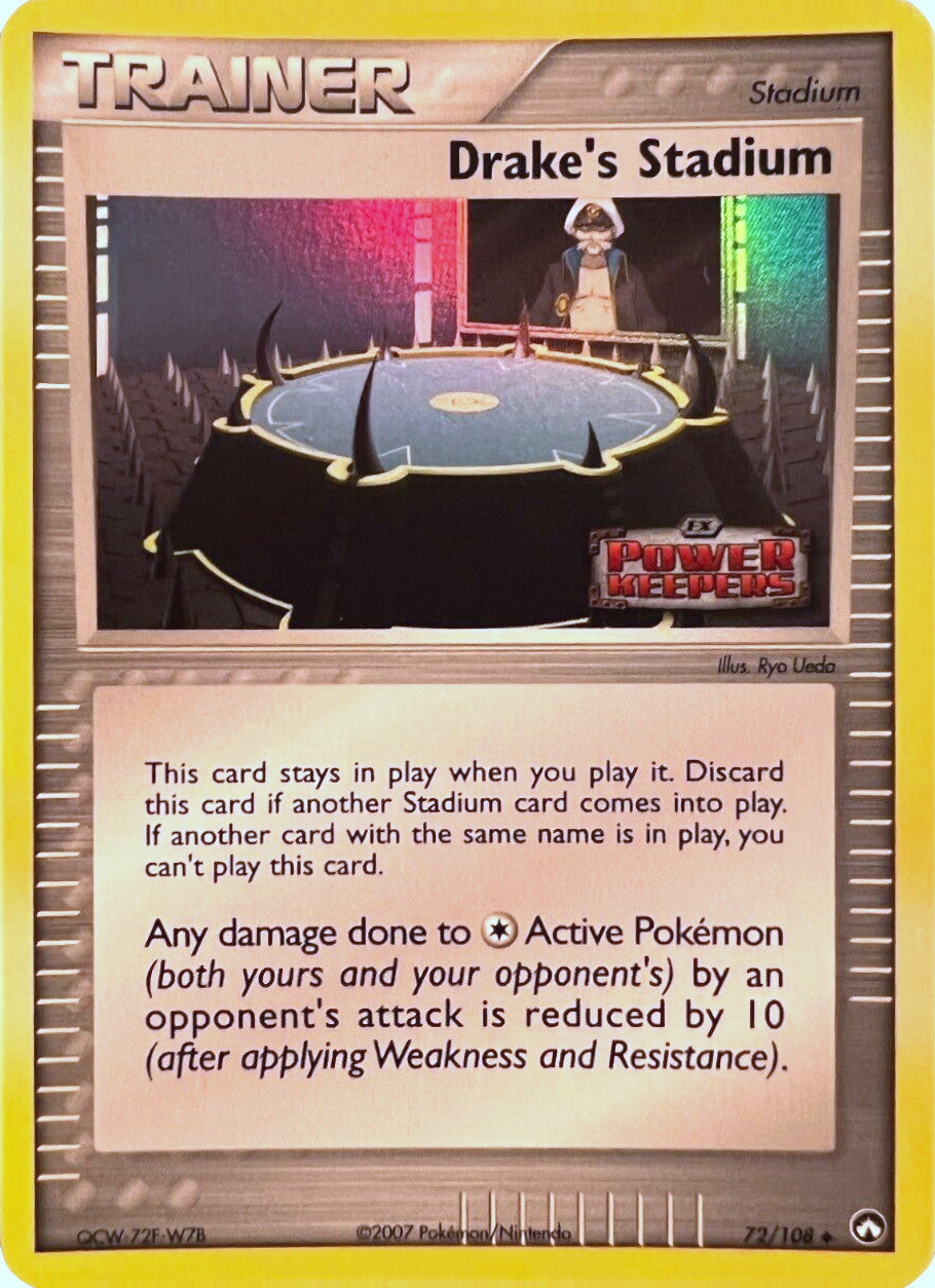 Drake's Stadium (72/108) (Stamped) [EX: Power Keepers] | Good Games Cannington