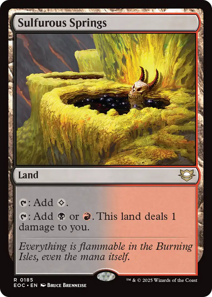 Sulfurous Springs [Edge of Eternities Commander] | Good Games Cannington