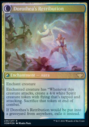 Dorothea, Vengeful Victim // Dorothea's Retribution [Innistrad: Crimson Vow Prerelease Promos] | Good Games Cannington