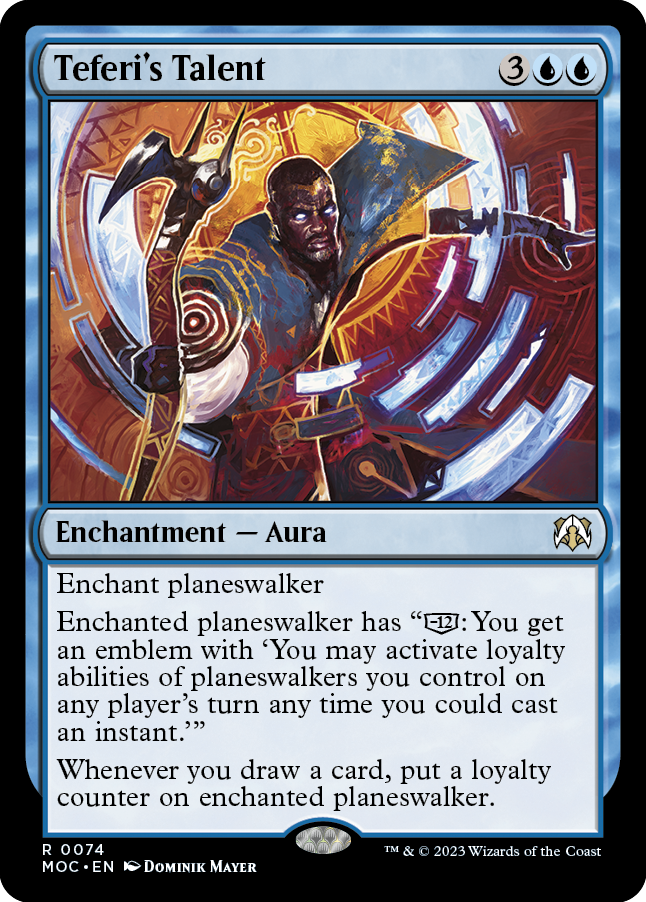 Teferi's Talent [March of the Machine Commander] | Good Games Cannington