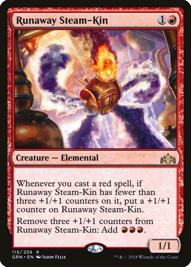 Runaway Steam Kin 115 (Guilds of Ravnica)  | Good Games Cannington