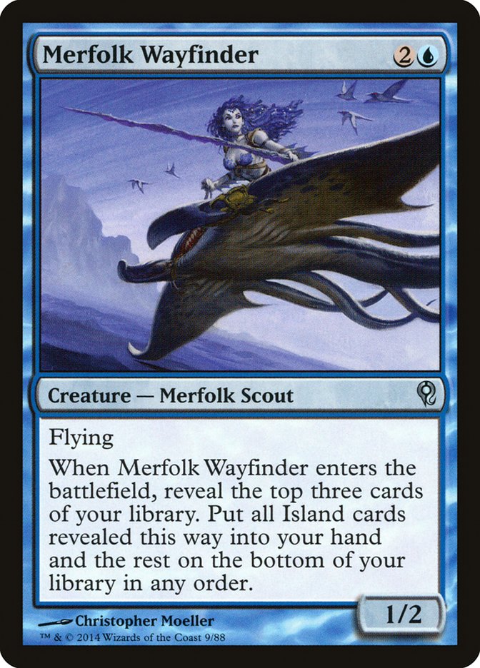Merfolk Wayfinder [Duel Decks: Jace vs. Vraska] | Good Games Cannington