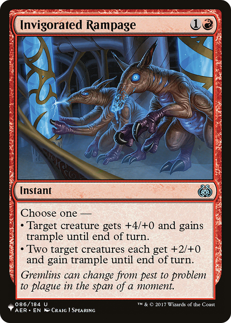 Invigorated Rampage [The List] | Good Games Cannington