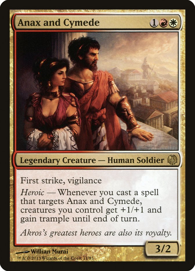 Anax and Cymede [Duel Decks: Heroes vs. Monsters] | Good Games Cannington
