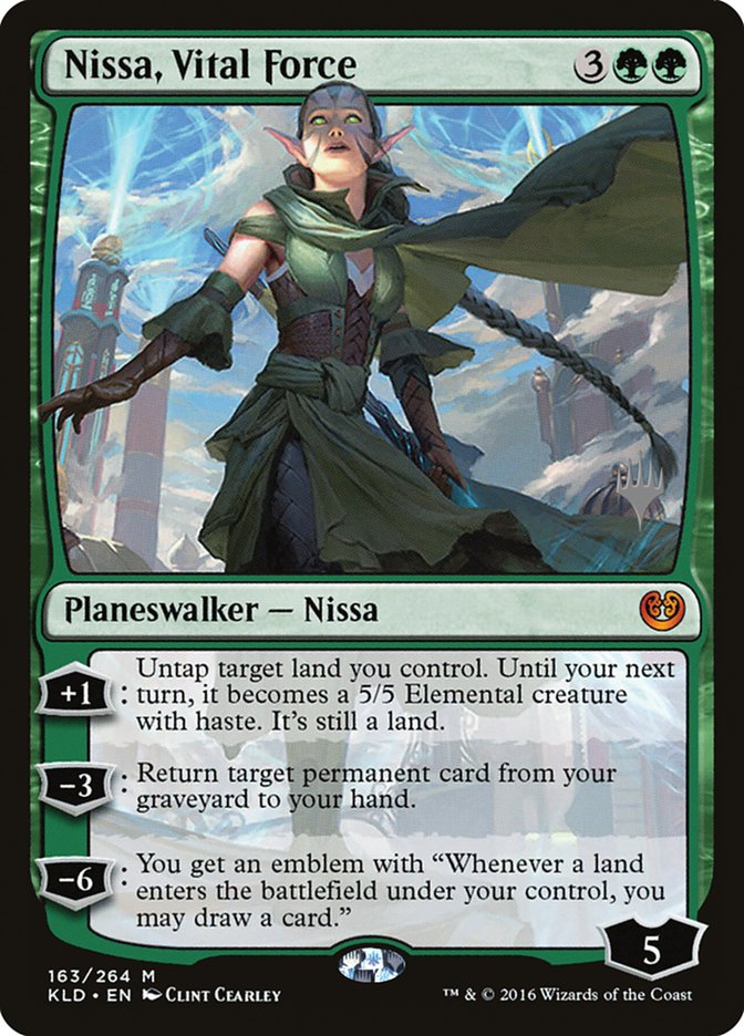 Nissa, Vital Force (Promo Pack) [Kaladesh Promos] | Good Games Cannington
