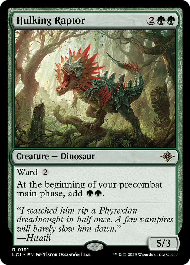 Hulking Raptor [The Lost Caverns of Ixalan] | Good Games Cannington