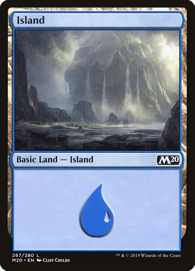 Island (267) [Core Set 2020] | Good Games Cannington