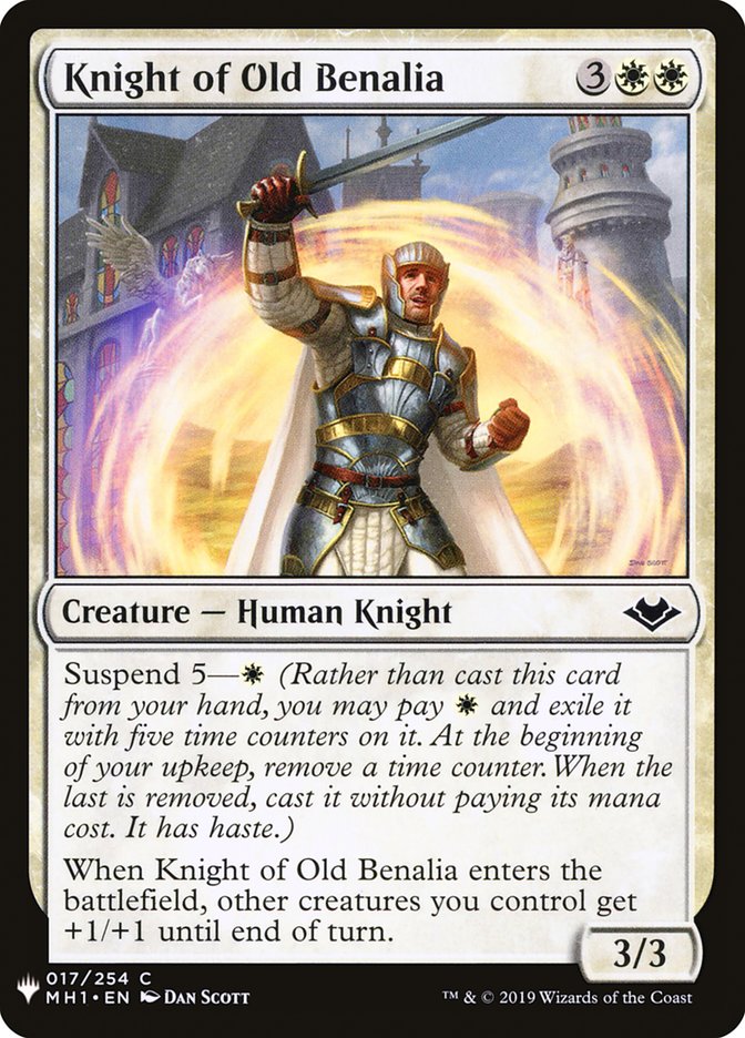 Knight of Old Benalia [Mystery Booster] | Good Games Cannington