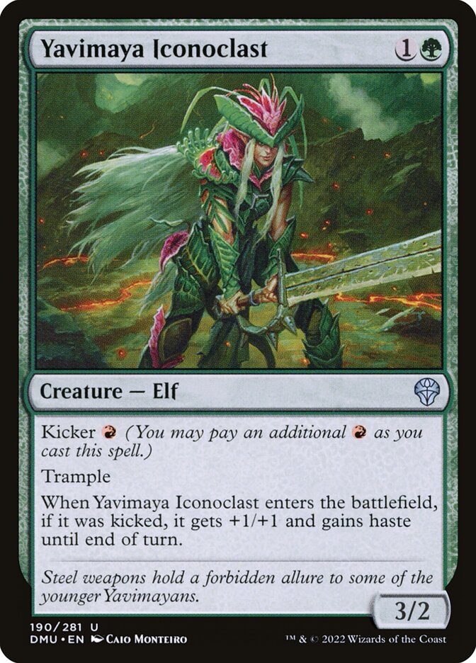 Yavimaya Iconoclast 190 (Dominaria United)  - Foil | Good Games Cannington