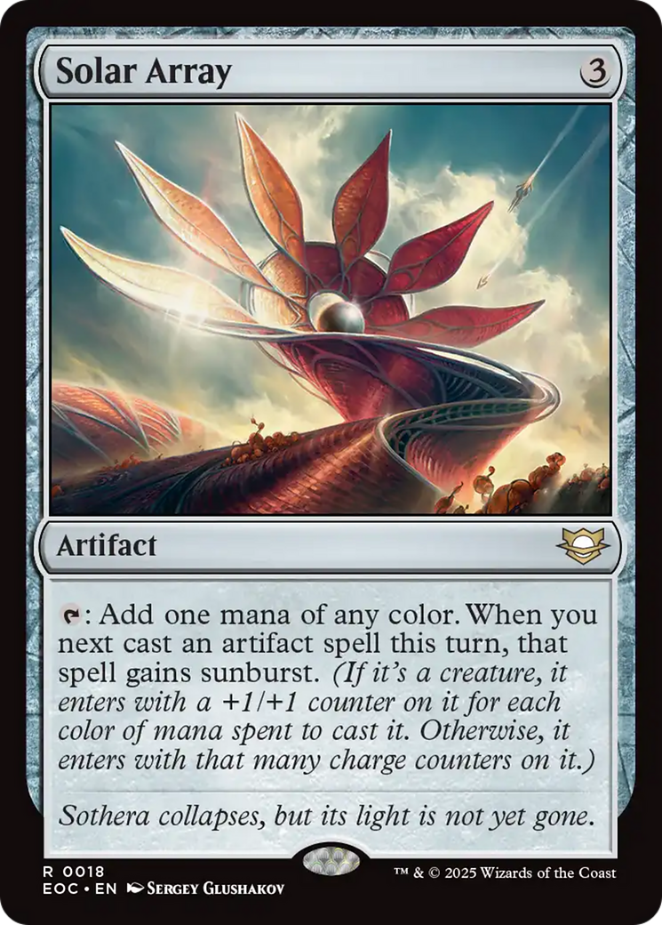 Solar Array [Edge of Eternities Commander] | Good Games Cannington