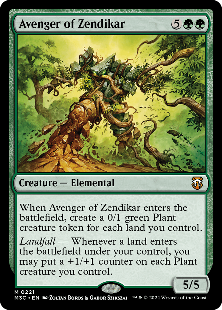 Avenger of Zendikar (Ripple Foil) [Modern Horizons 3 Commander] | Good Games Cannington