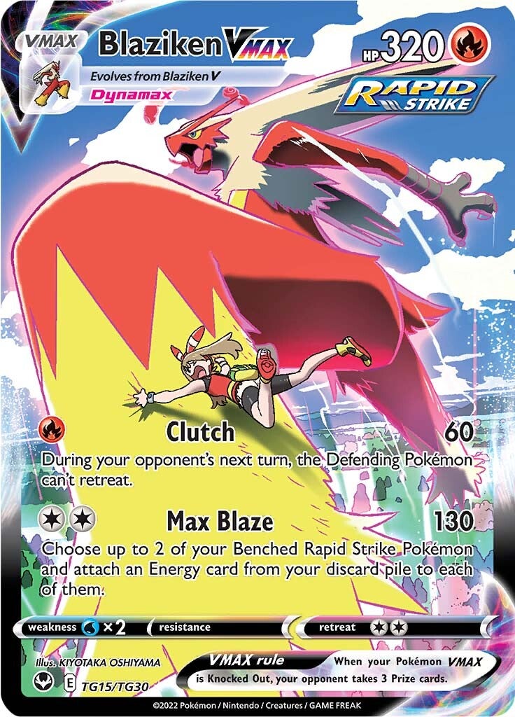 Blaziken VMAX (TG15/TG30) [Sword & Shield: Silver Tempest] | Good Games Cannington
