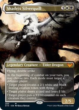 Shadrix Silverquill Borderless 280 (Strixhaven: School of Mages)  | Good Games Cannington