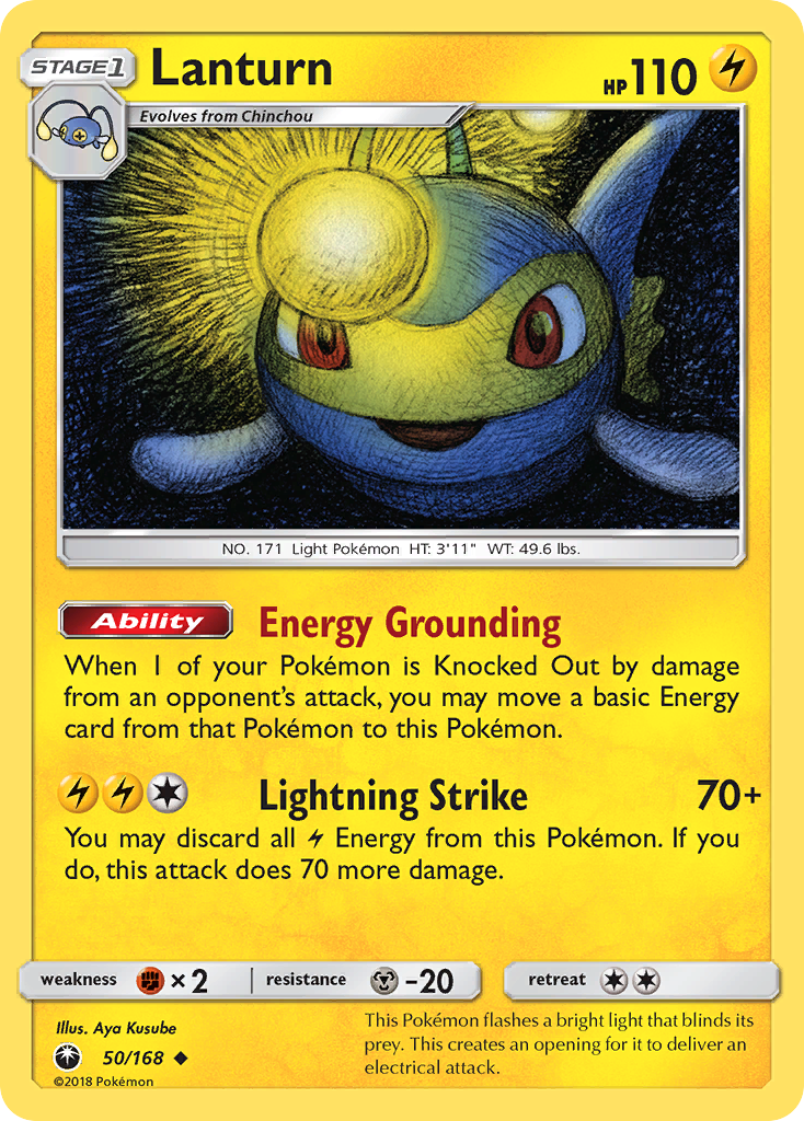 Lanturn (50/168) [Sun & Moon: Celestial Storm] | Good Games Cannington