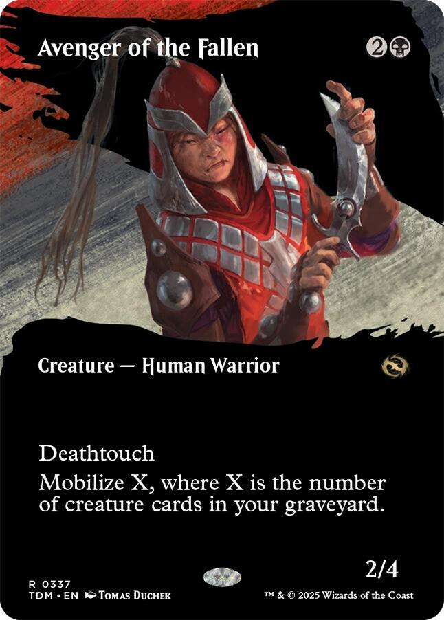 Avenger of the Fallen 337/291 (Tarkir: Dragonstorm)  - Borderless | Good Games Cannington