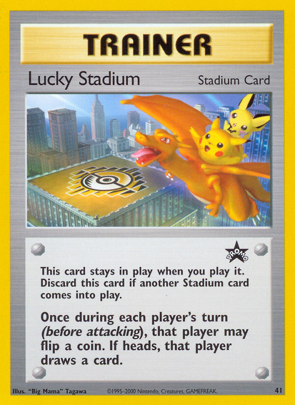 Lucky Stadium (41) [Wizards of the Coast: Black Star Promos] | Good Games Cannington