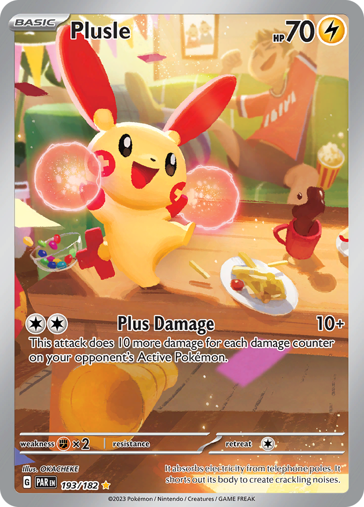 Plusle (193/182) [Scarlet & Violet: Paradox Rift] | Good Games Cannington