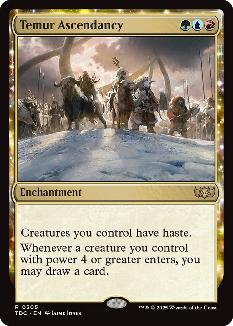 Temur Ascendancy [Tarkir: Dragonstorm Commander] | Good Games Cannington