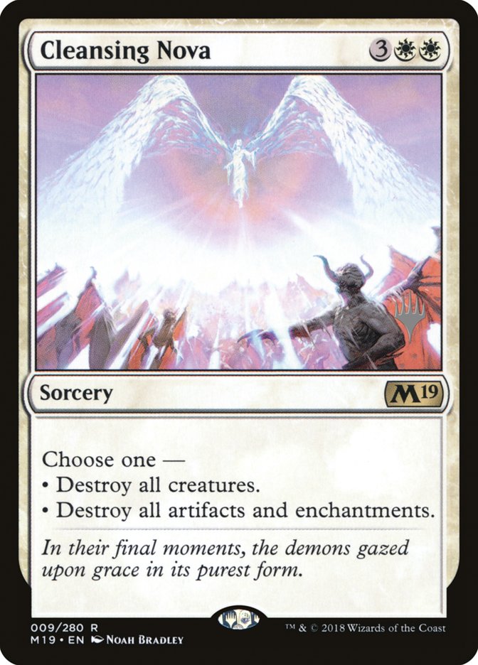 Cleansing Nova (Promo Pack) [Core Set 2019 Promos] | Good Games Cannington