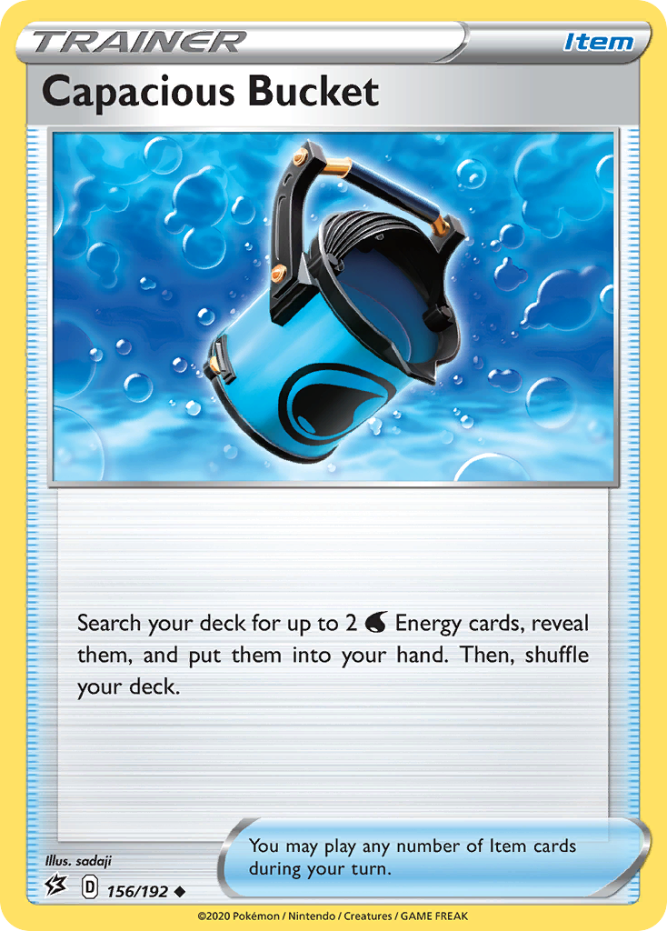 Capacious Bucket (156/192) [Sword & Shield: Rebel Clash] | Good Games Cannington