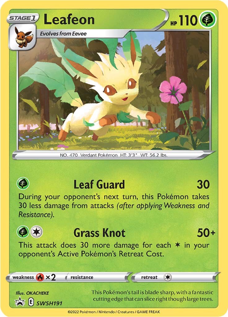 Leafeon (SWSH191) [Sword & Shield: Black Star Promos] | Good Games Cannington