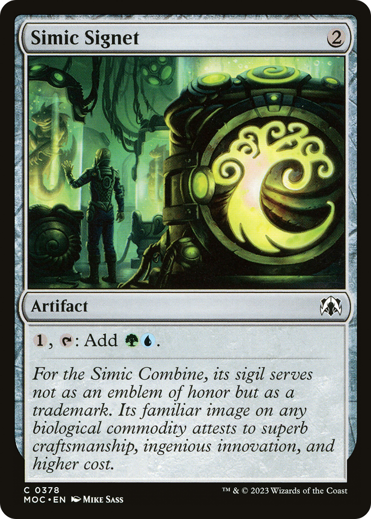 Simic Signet [March of the Machine Commander] | Good Games Cannington