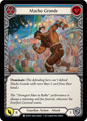 Macho Grande (Blue) [EVR029] (Everfest)  1st Edition Rainbow Foil | Good Games Cannington