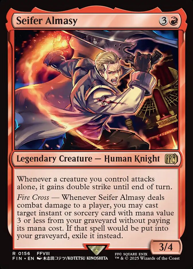 Seifer Almasy 156/309 (FINAL FANTASY)  - Foil | Good Games Cannington