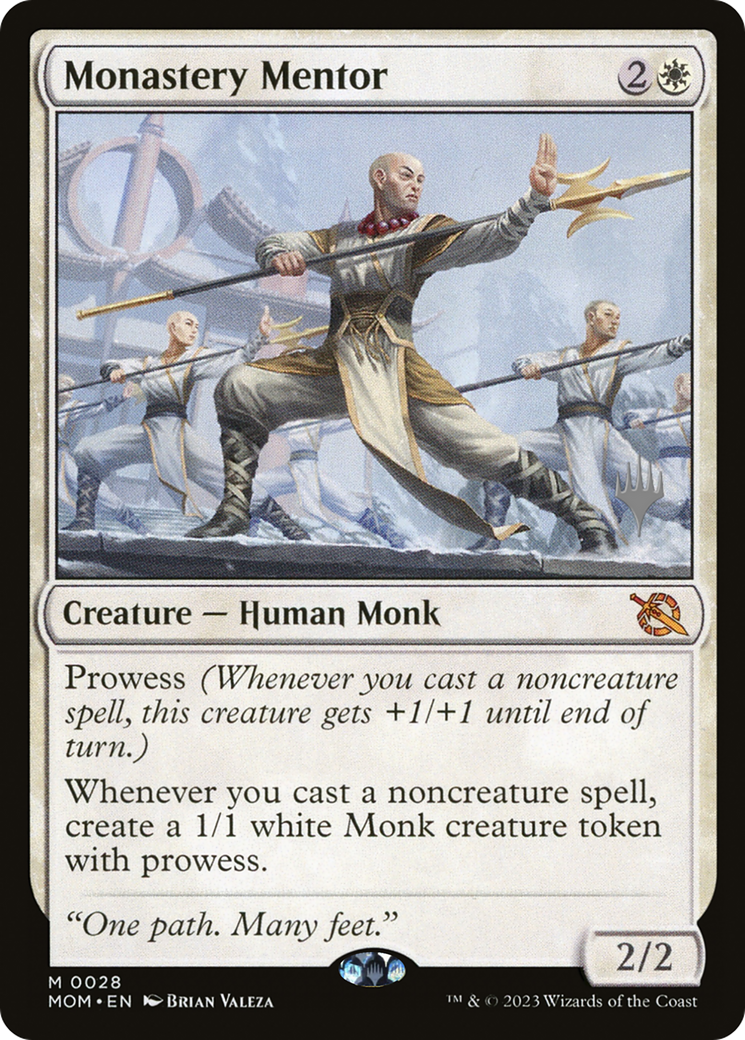 Monastery Mentor (Promo Pack) [March of the Machine Promos] | Good Games Cannington