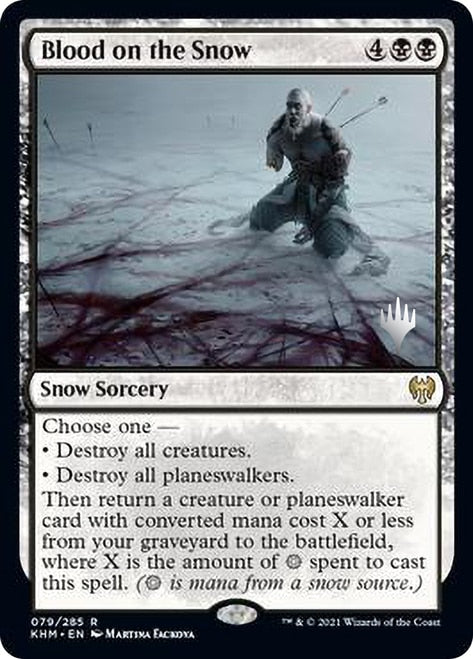 Blood on the Snow (Promo Pack) [Kaldheim Promos] | Good Games Cannington