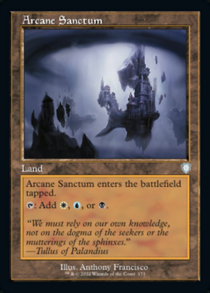 Arcane Sanctum (Retro) [The Brothers' War Commander] | Good Games Cannington