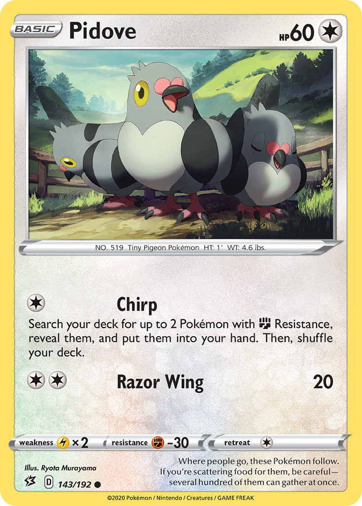 Pidove (143/192) [Sword & Shield: Rebel Clash] | Good Games Cannington