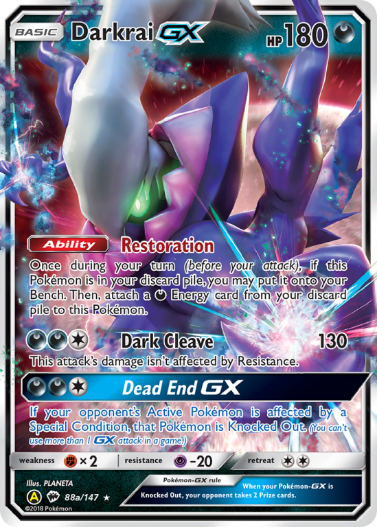 Darkrai GX (88a/147) [Alternate Art Promos] | Good Games Cannington